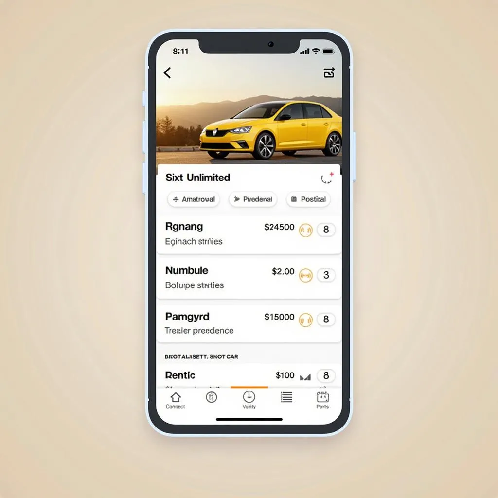 Sixt Unlimited App Buchung