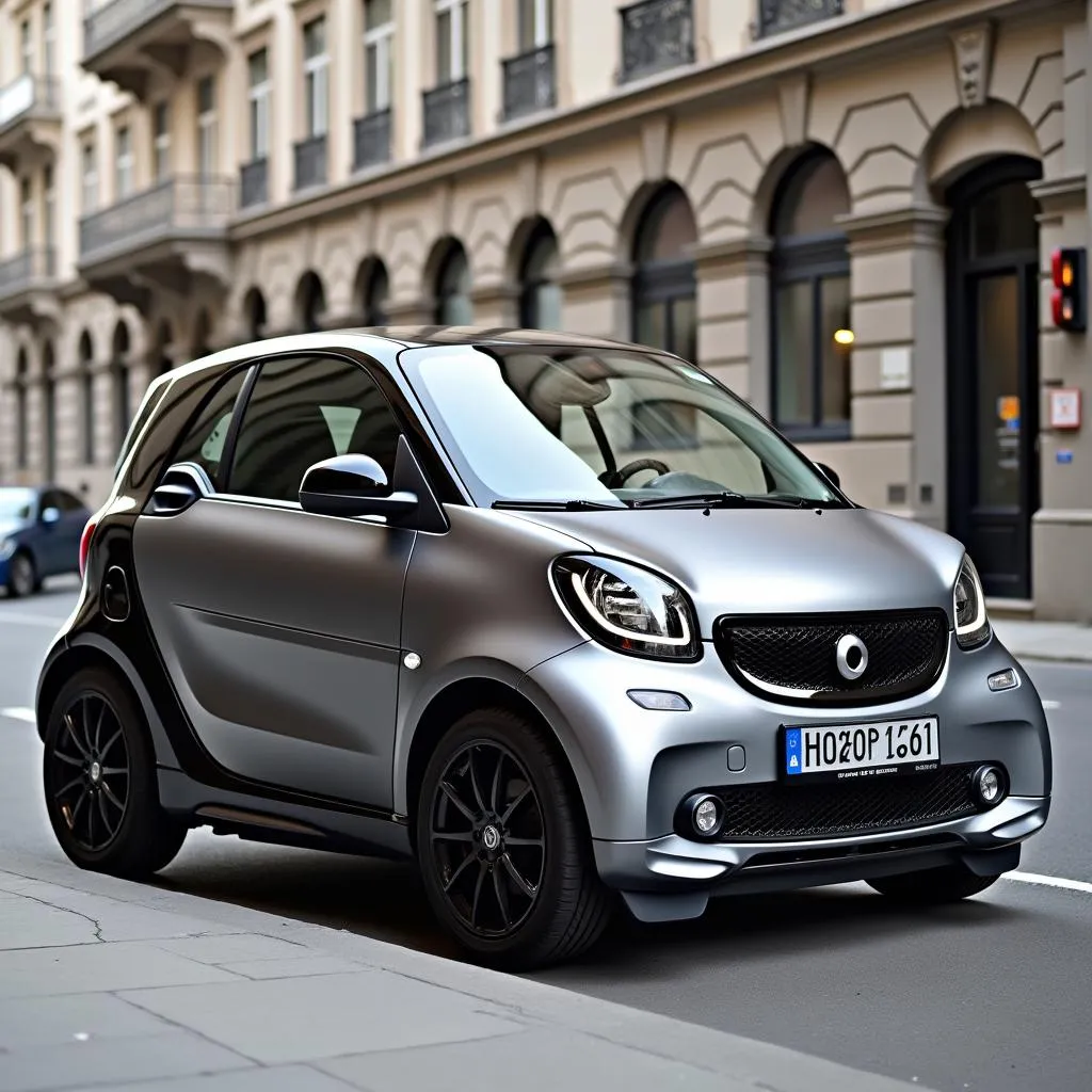 Smart Brabus Tuning: Ein getunter Smart auf der Straße