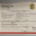 speeding ticket