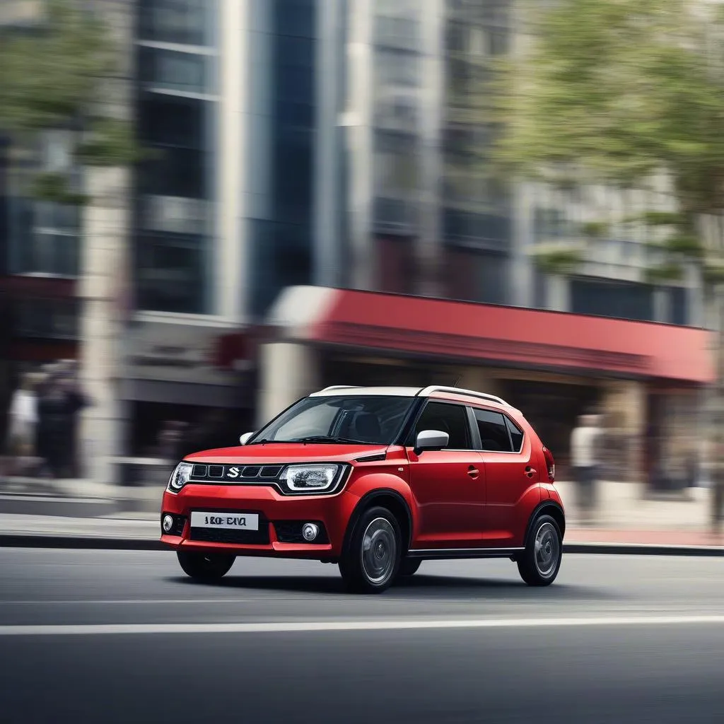 Suzuki Ignis Hybrid im Stadtverkehr