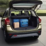 Suzuki S-Cross Kofferraumvolumen mit umgeklappten Rücksitzen