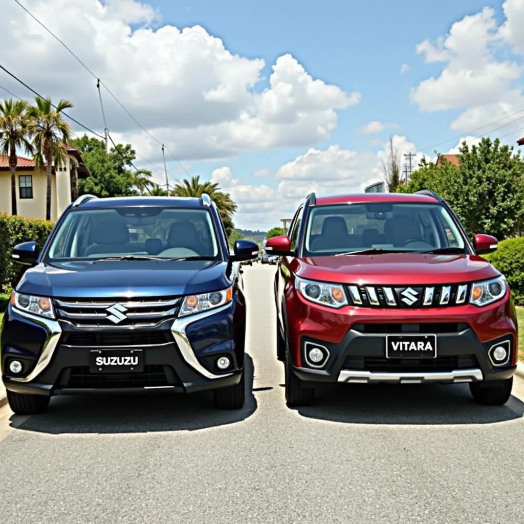 Comparaison entre le Suzuki SX4 S-Cross et le Suzuki Vitara