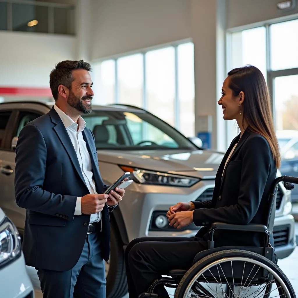 Beratung beim Toyota Händler