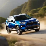 Toyota RAV4 Testfahrt auf der Straße