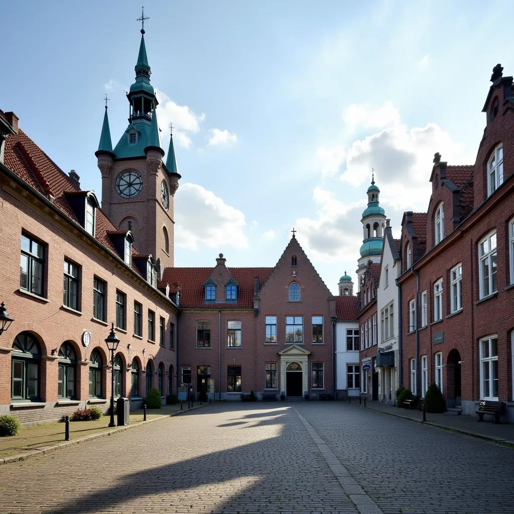 Historische Altstadt von Venlo am Tag