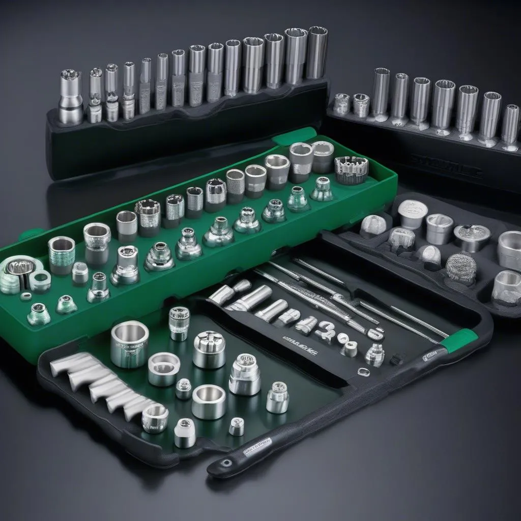 Variety of Stahlwille socket sets