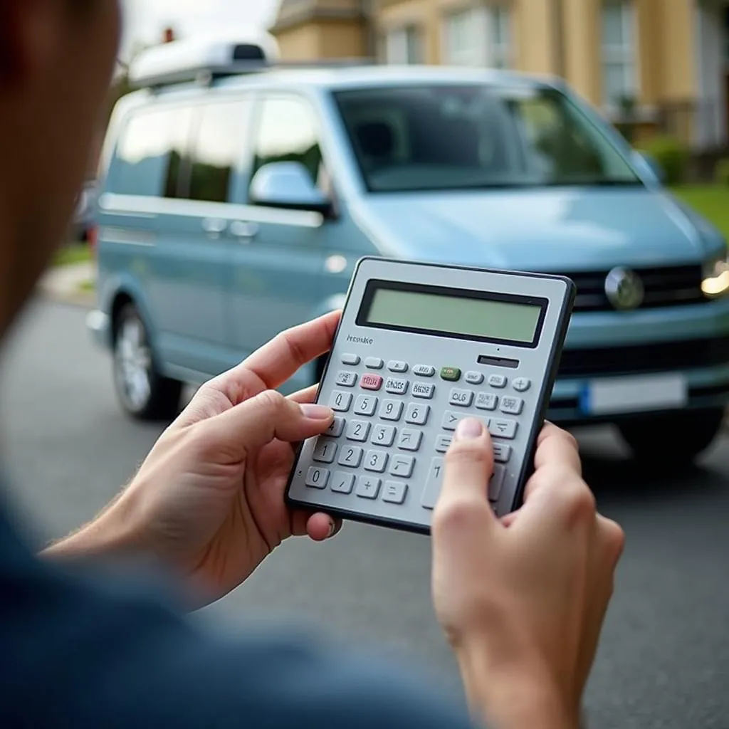 Beregning af forsikringsomkostninger til en VW T5