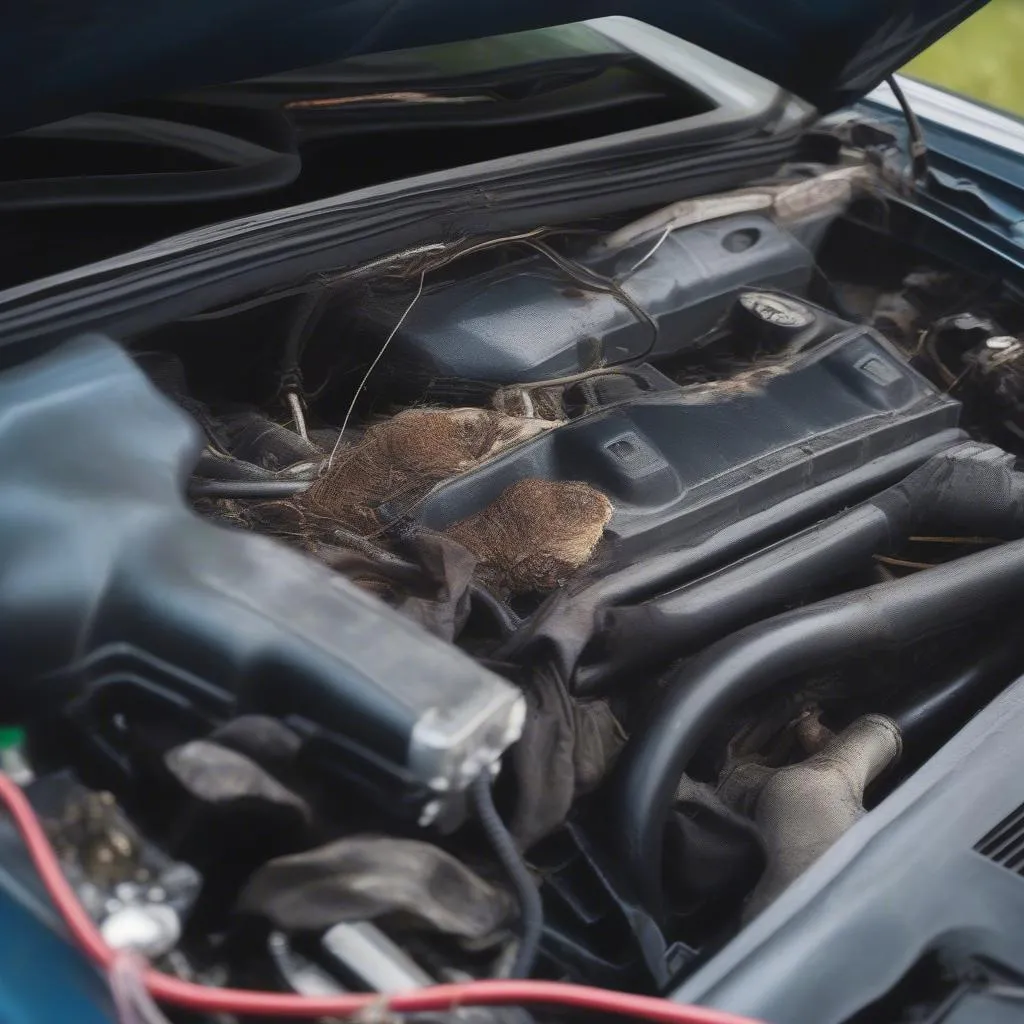 Verwesungsgeruch im Auto Motorraum