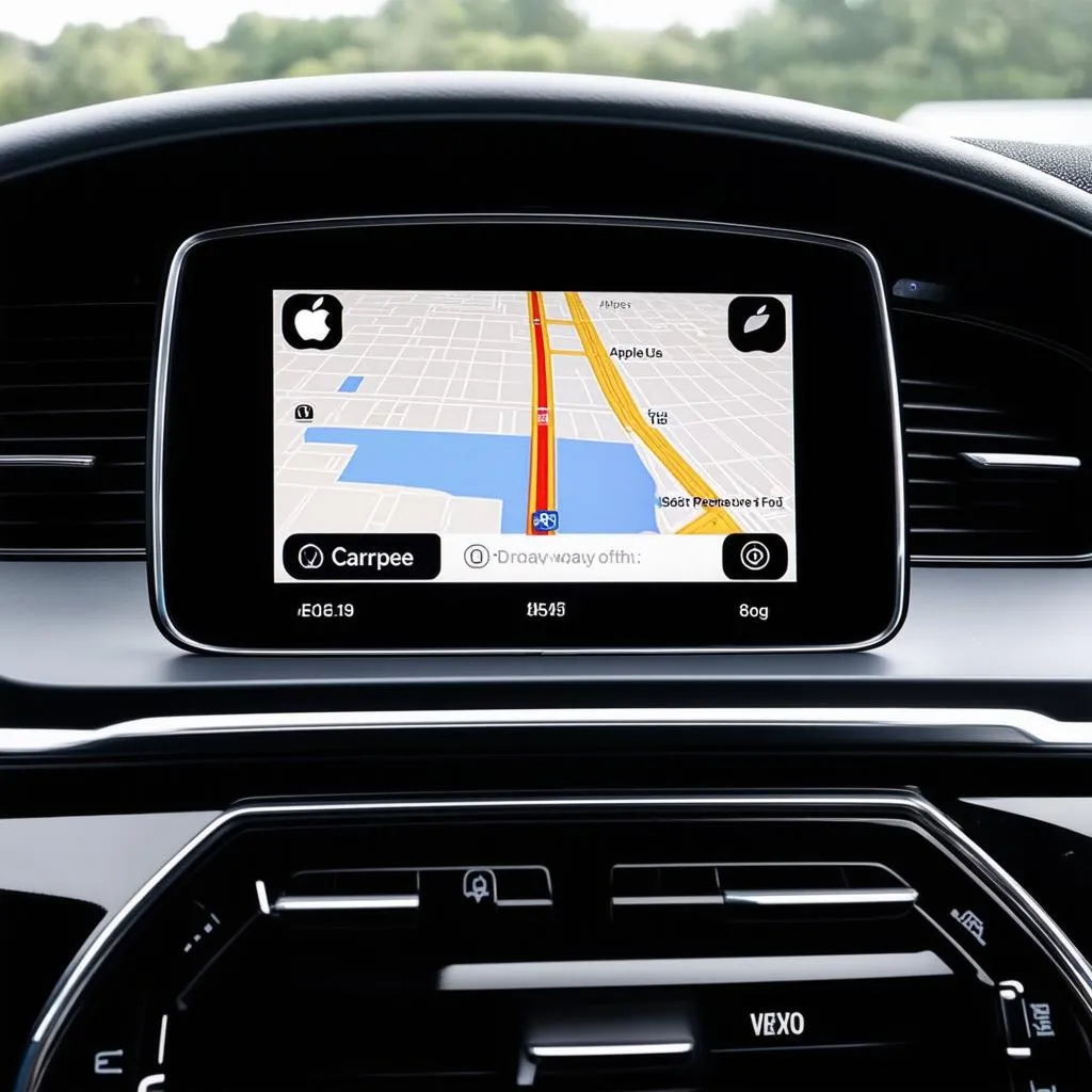 Volvo EX30 Apple CarPlay Display