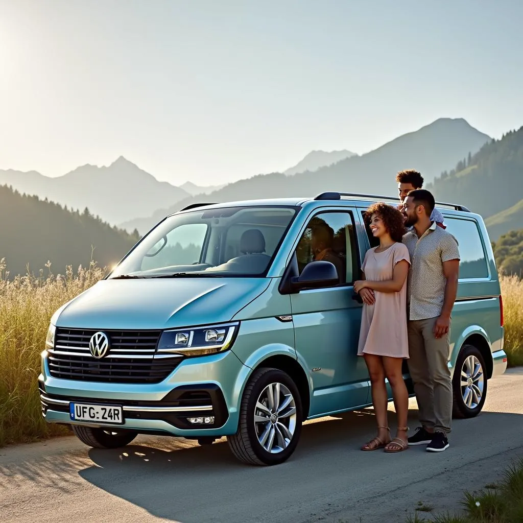 VW T7 eHybrid mit Familie