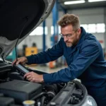 Werkstatt Mechaniker Auto Reparatur Diagnose