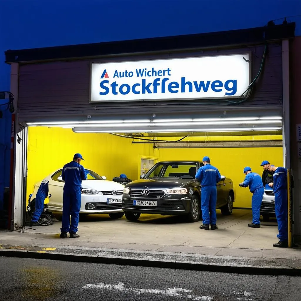 Autowerkstatt in Stockflethweg