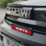 Würth Kennzeichenhalter Leiste am Fahrzeug