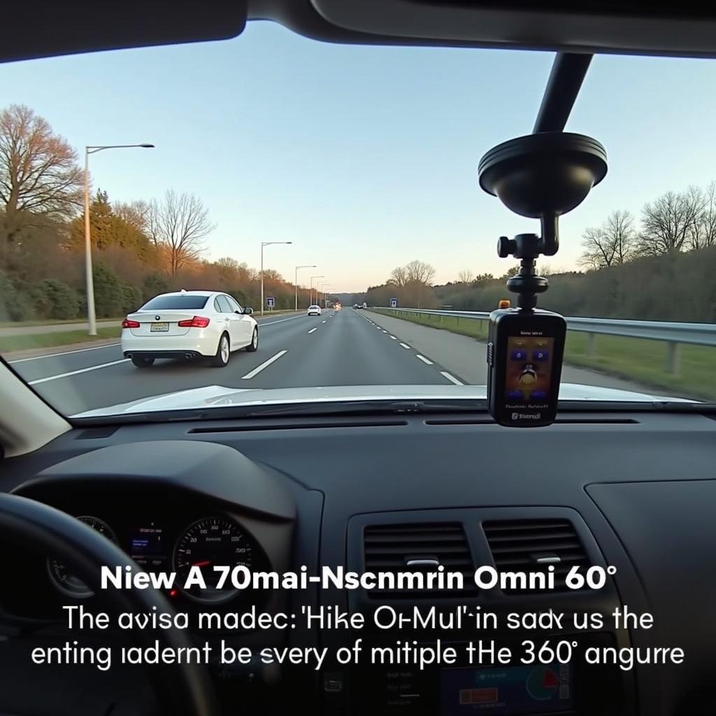 70mai Dashcam Omni 360 zeichnet einen Unfall aus verschiedenen Blickwinkeln auf