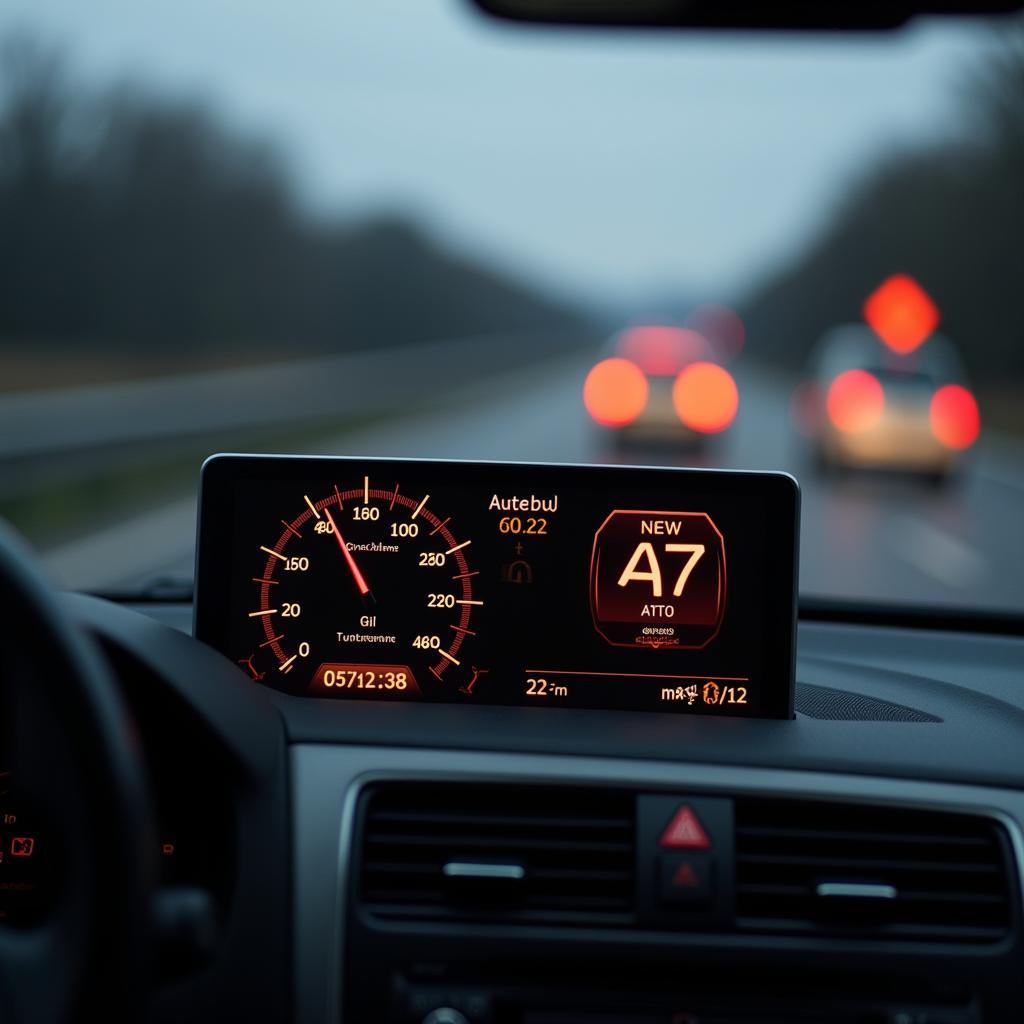 A7 Geschwindigkeitsbegrenzungen beachten