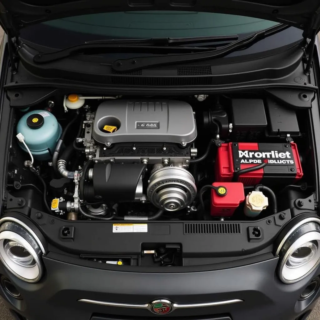 Abarth 695 Biposto Motorraum