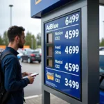 AdBlue Preisvergleich an der Tankstelle