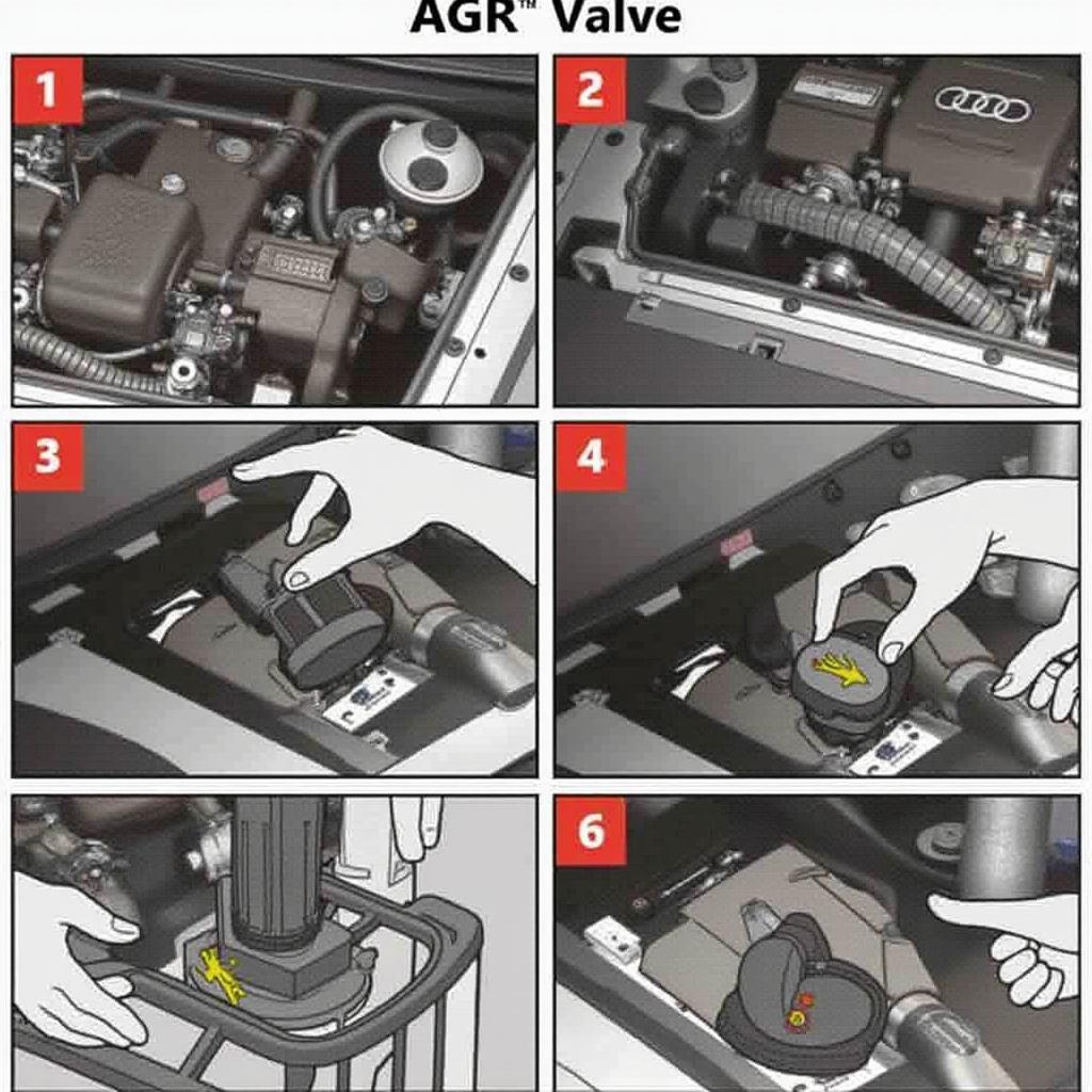 Sostituzione della valvola EGR nell'Audi A6 4F 3.0 TDI