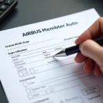 Airbus Mitarbeiter Auto Leasing Antrag