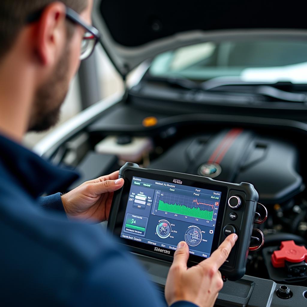 Diagnostic d'un moteur Alfa Romeo avec une technologie moderne