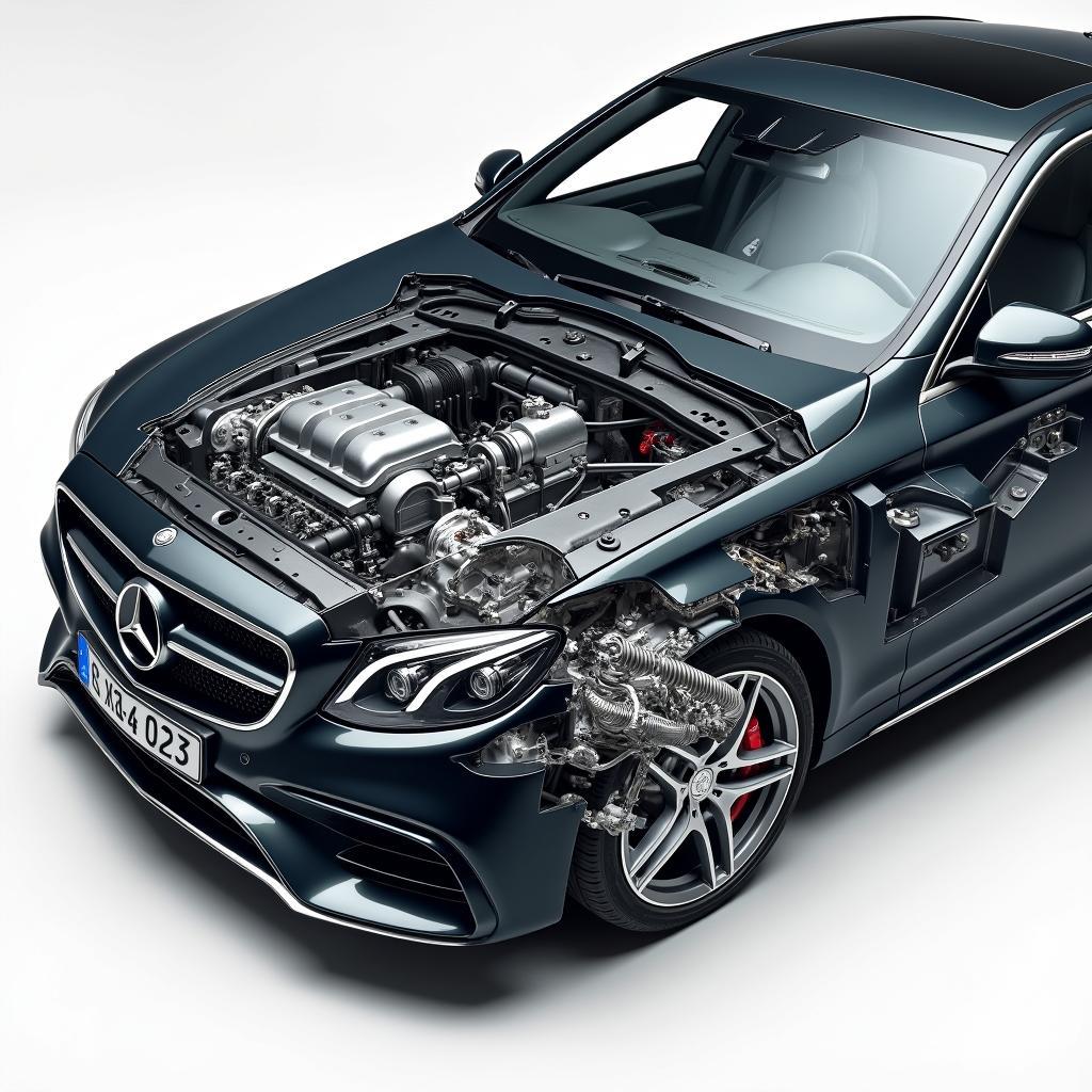 AMG E63 Fahrwerk