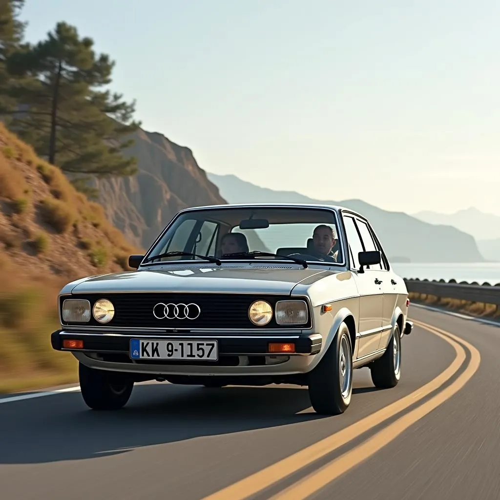 Audi 100 1.76 em Estrada