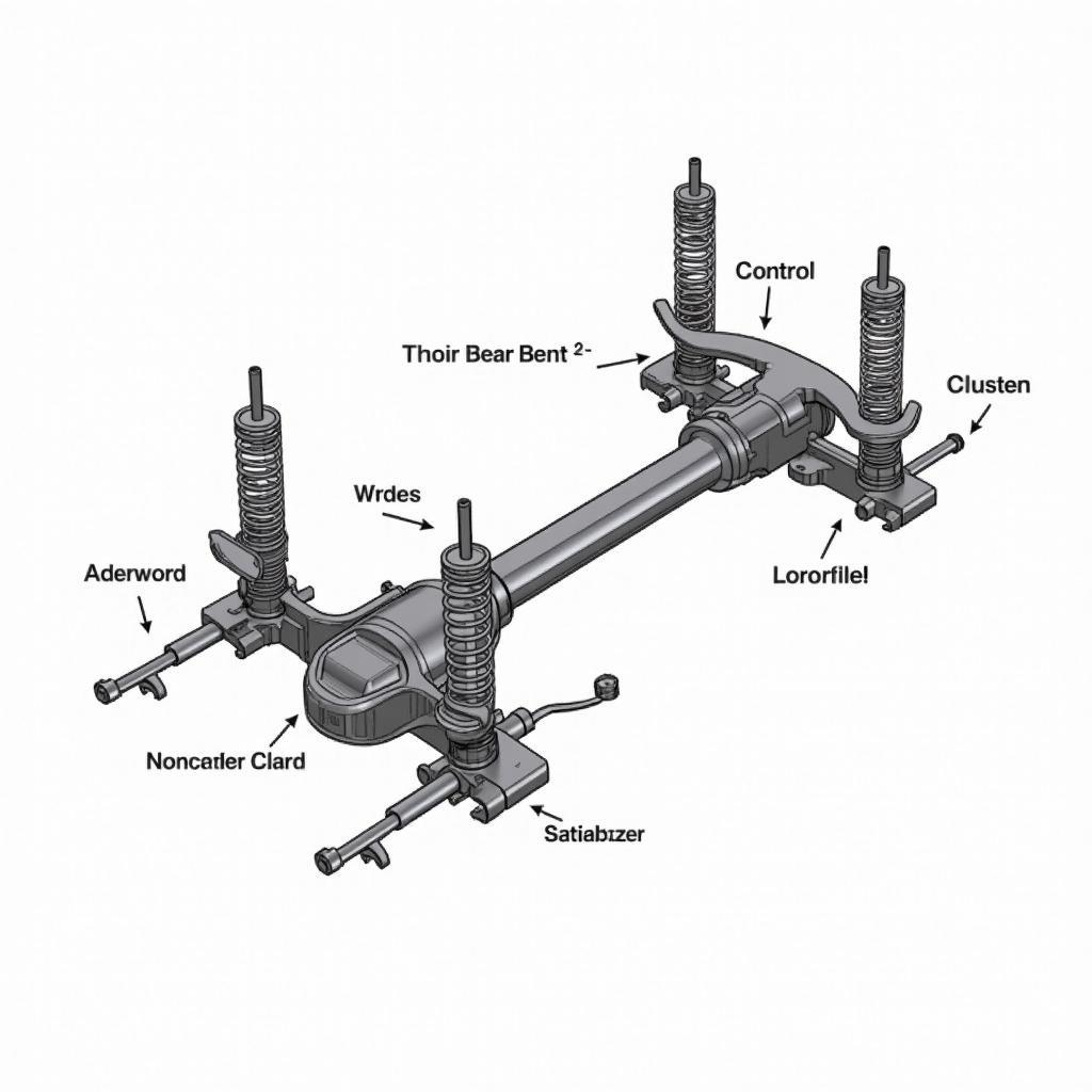 Audi A3 8L Fahrwerk Komponenten