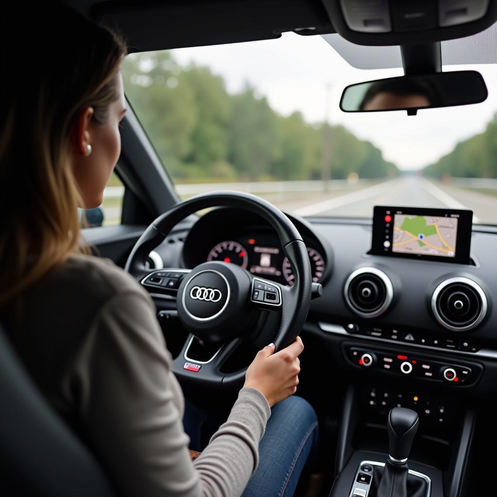 Audi A3 dengan Apple CarPlay