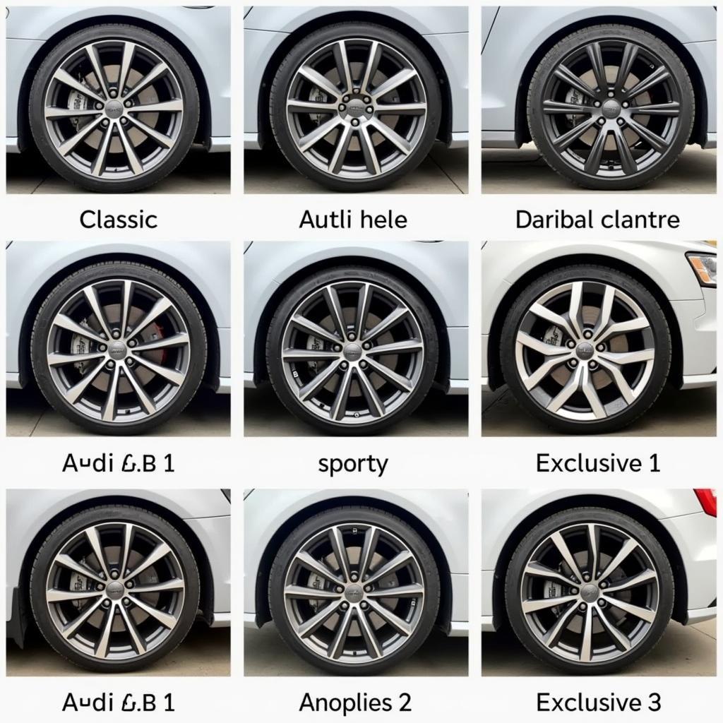 Audi A4 B8ホイール デザイン