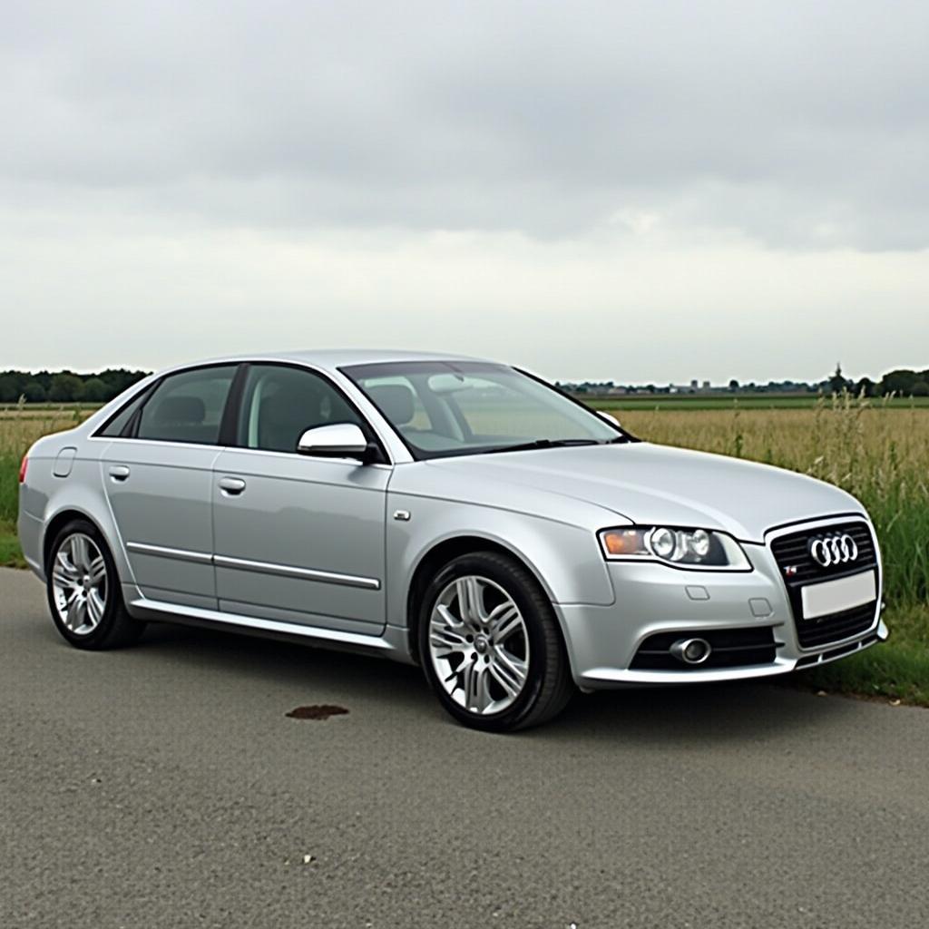 Audi A4 B8 mit Original Felgen