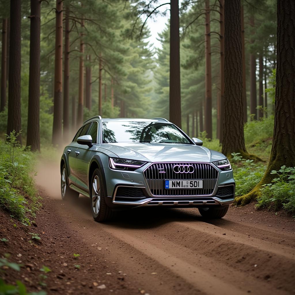 Audi A6 Allroad Bodenfreiheit im Gelände