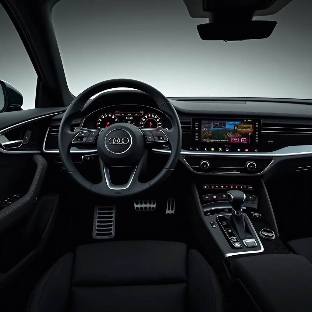 Audi Q5 2024 Innenraum: Modernes Cockpit mit digitalen Anzeigen