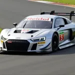 Audi R8 LMS GT4 auf der Rennstrecke