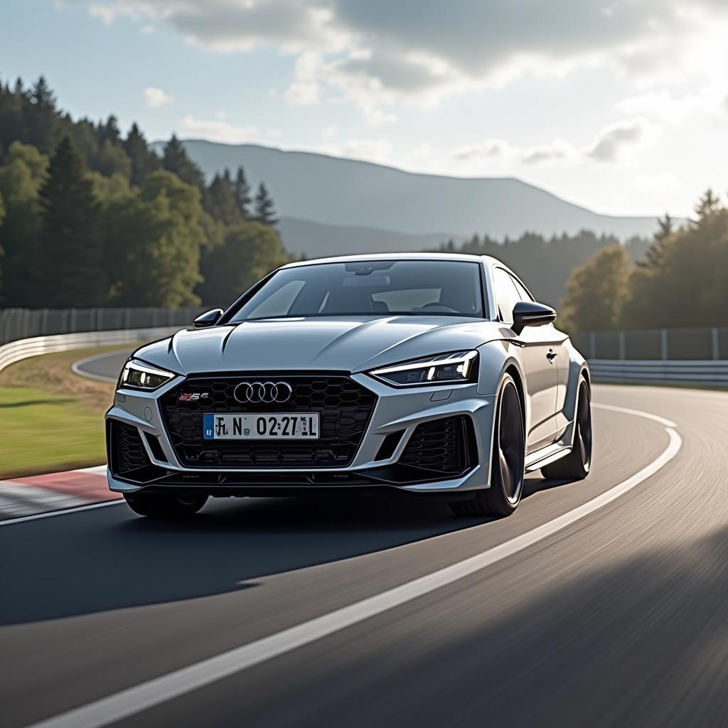 Audi RS-Modell auf dem Nürburgring