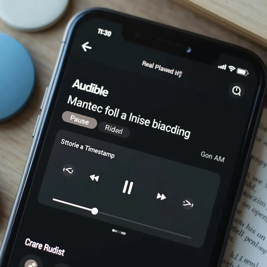 Audible pausieren Smartphone