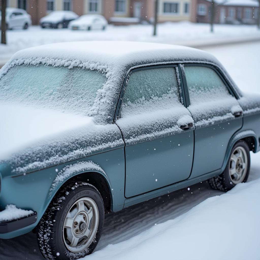 Auto Heizung mit Zeitschaltuhr im Winter