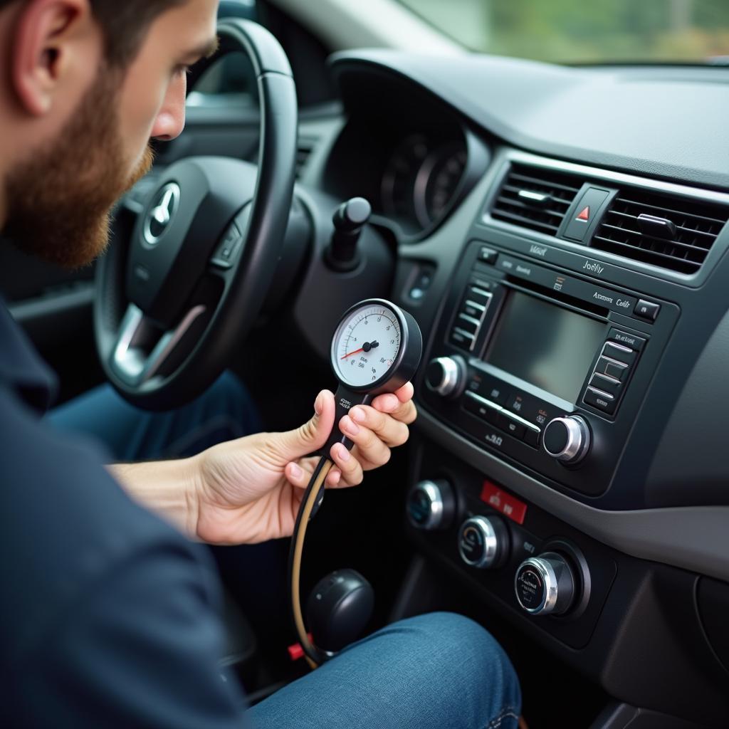 Wartung der Klimaanlage im Auto