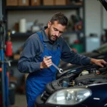 Auto Reparatur Werkstatt Schrauber