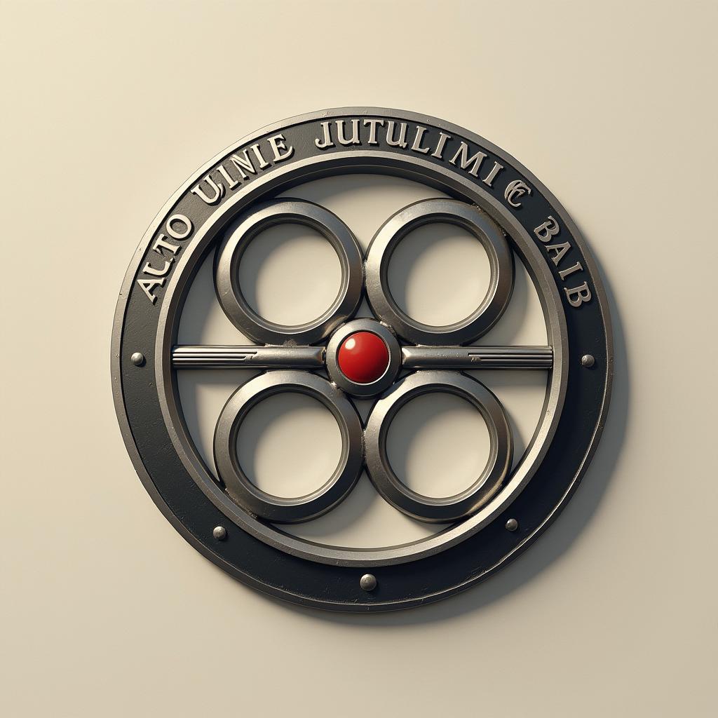 Das Auto Union Logo mit den vier Ringen