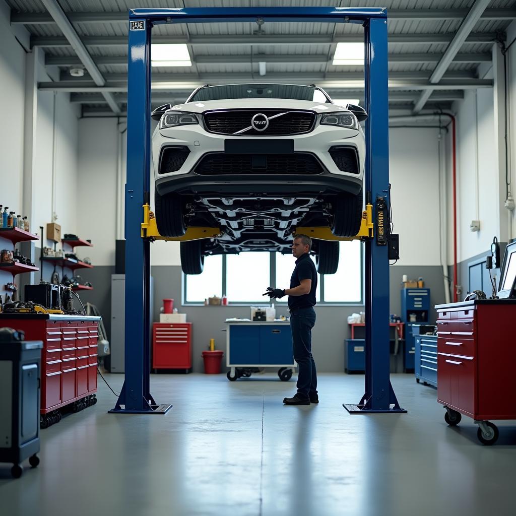 Moderne Werkstatt bei Autohaus Kadea Tempelhof