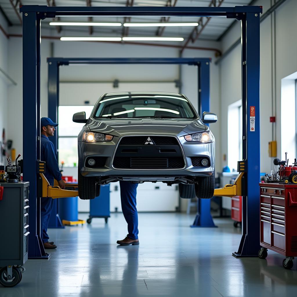 Autoreparatur in der Werkstatt