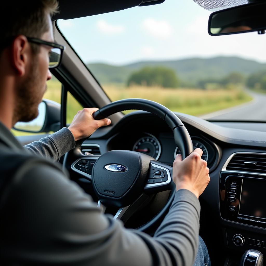 Probefahrt mit zugelassenem Auto