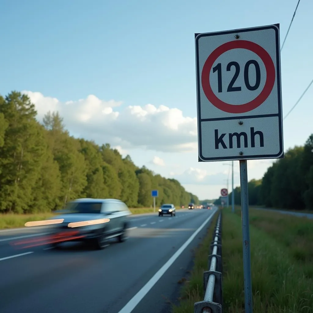 Autobahn Geschwindigkeit Überschreitung