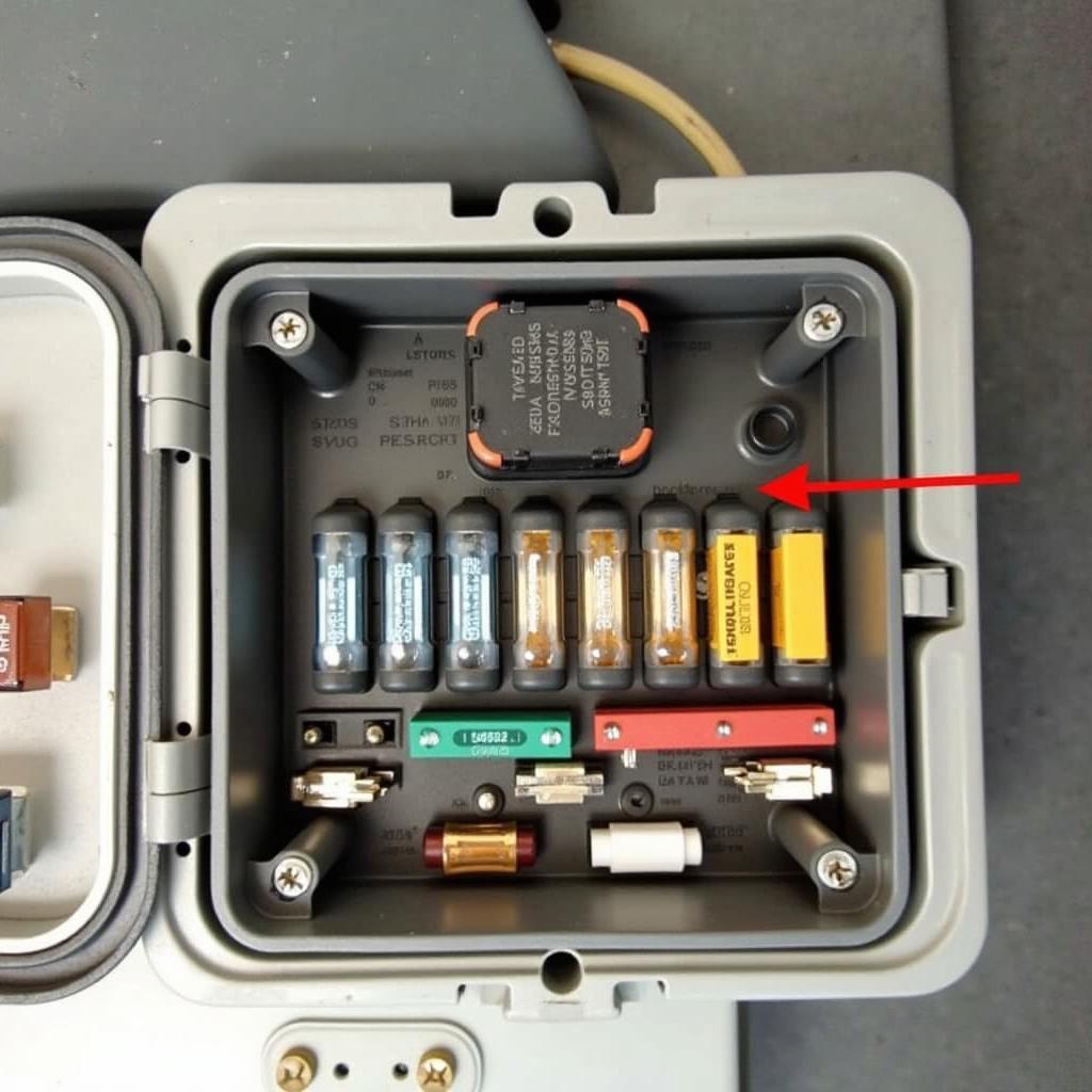 Autobatterie Sicherungskasten