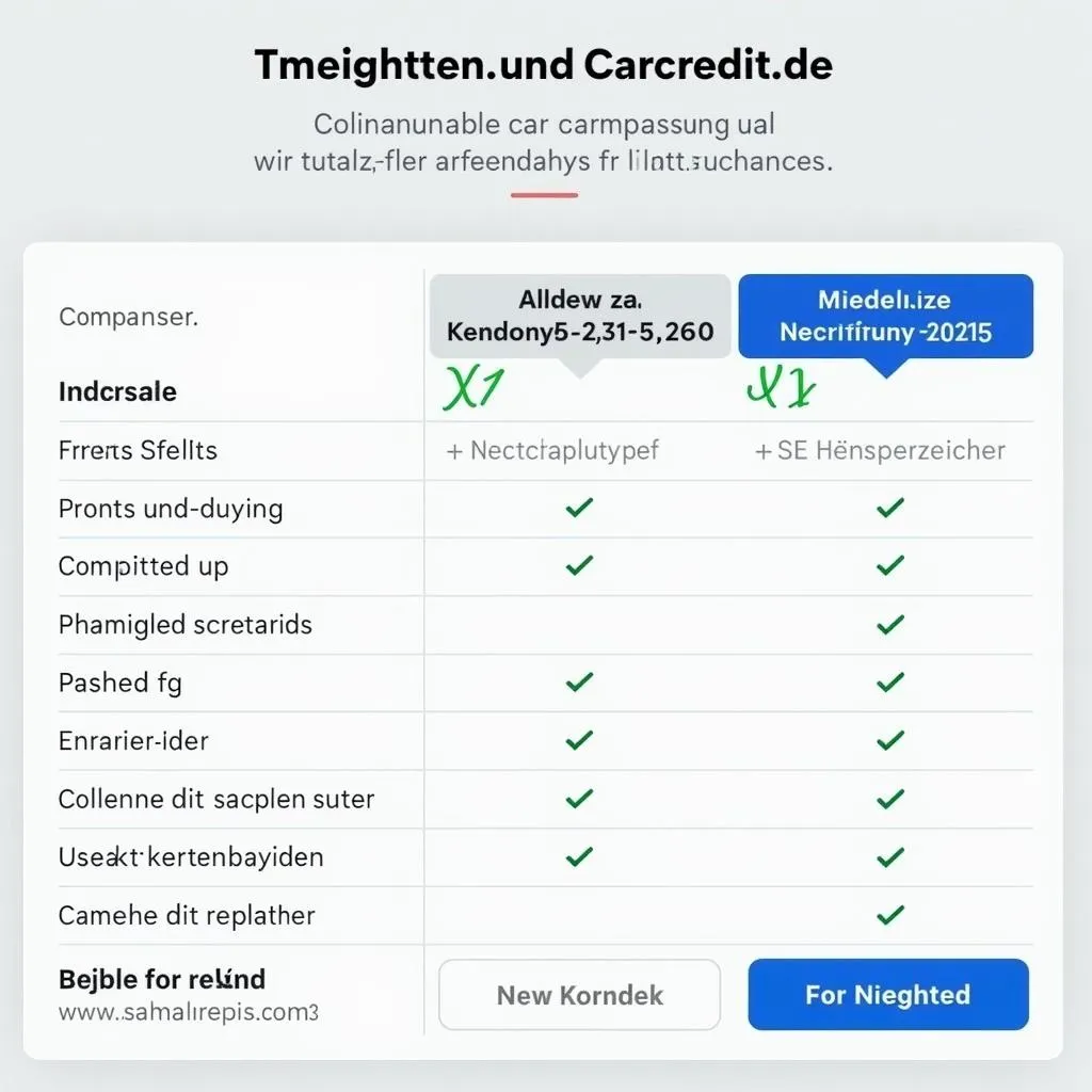 Autofinanzierung Vergleich