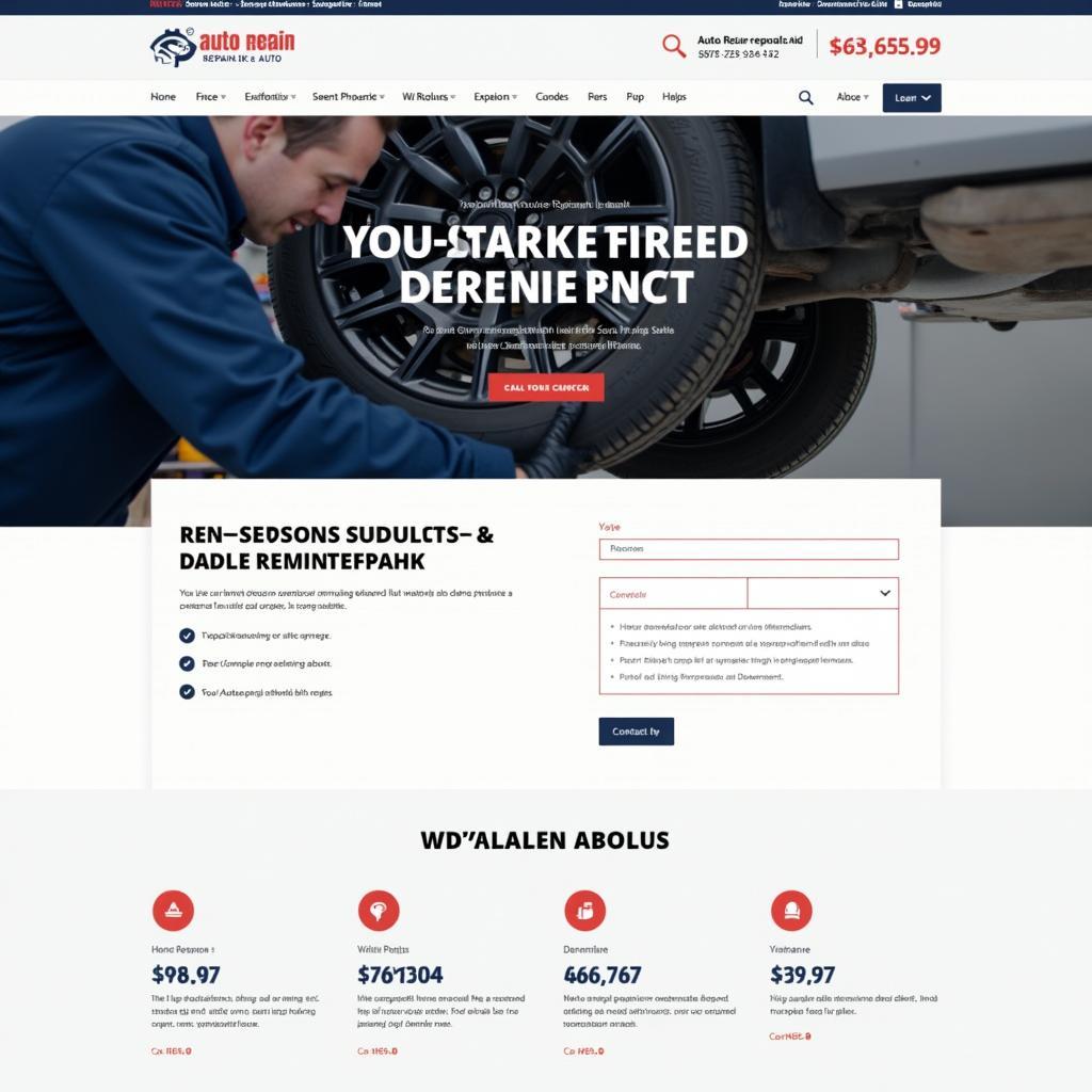 Auto Repair Aid Webseite