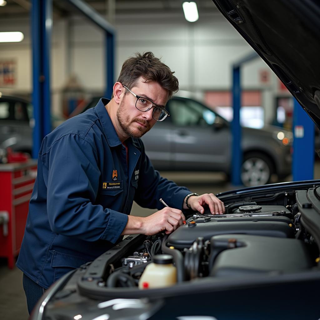 Werkstatt für Autos