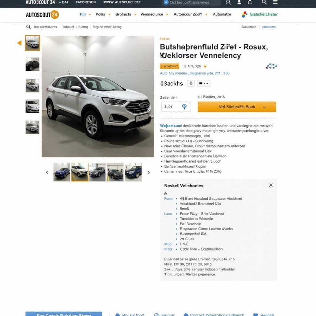 Autoscout24 Berlin Fahrzeugseite