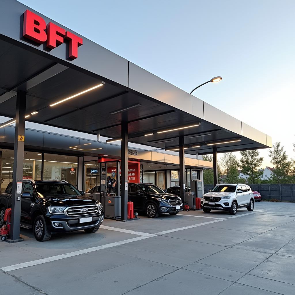 Werkstatt an der BFT Tankstelle Petershausen