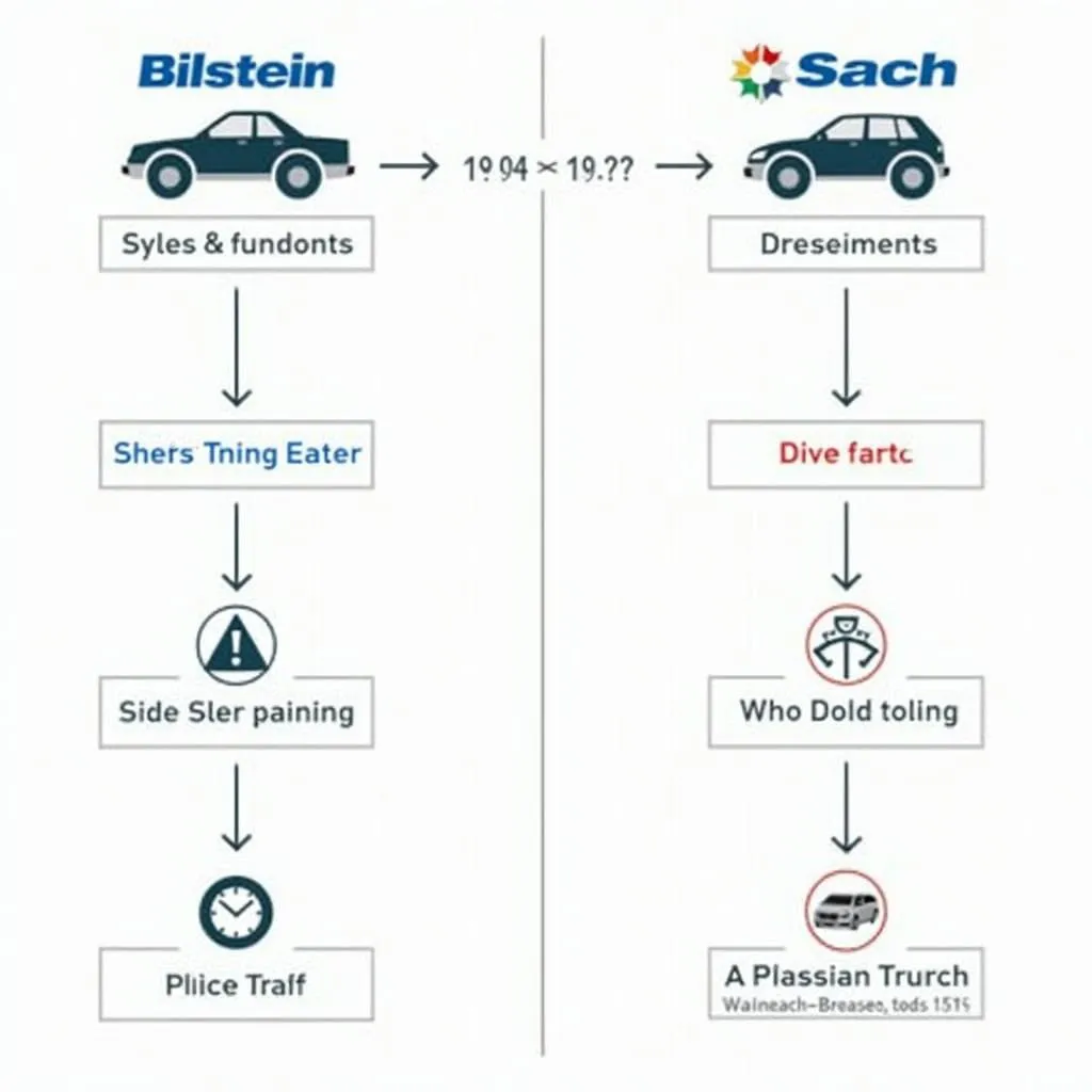 Valg af Bilstein eller Sachs støddæmpere